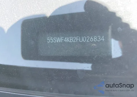 2015 Mercedes-Benz C 300 4Matic from USA, damaged, VIN 55SWF4KB2FU026834